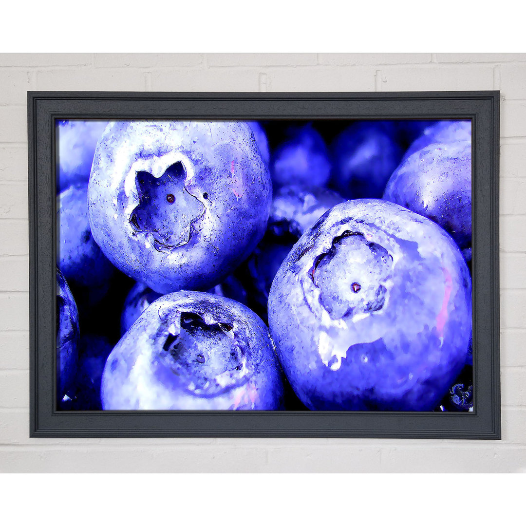 Gerahmtes Wandbild Blueberry