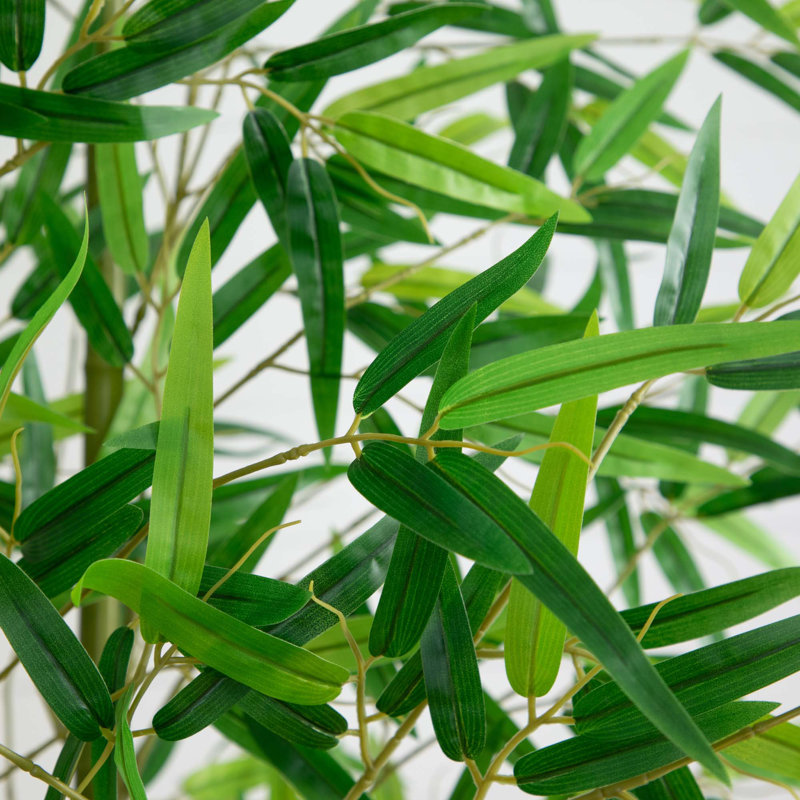 Artificial Bamboo Tree in Pot Liner, 108" H x 35" W x 26" D