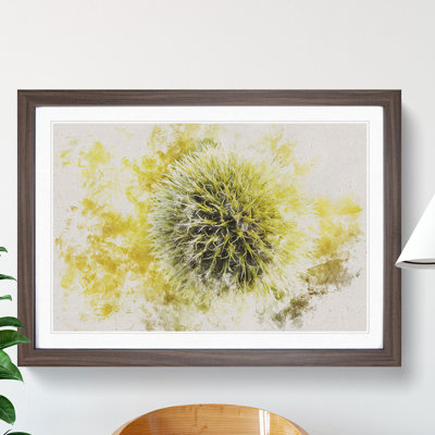 Thistle Flower Vol.2 Watercolour - Picture Frame Graphic Art