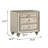 Nightstand, Beige Velvet