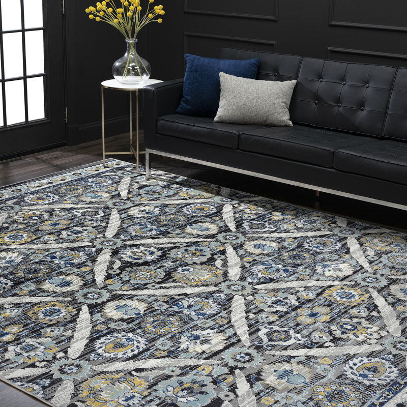 Moises Indoor Rug, Rectangle 5'3" x 7'3"