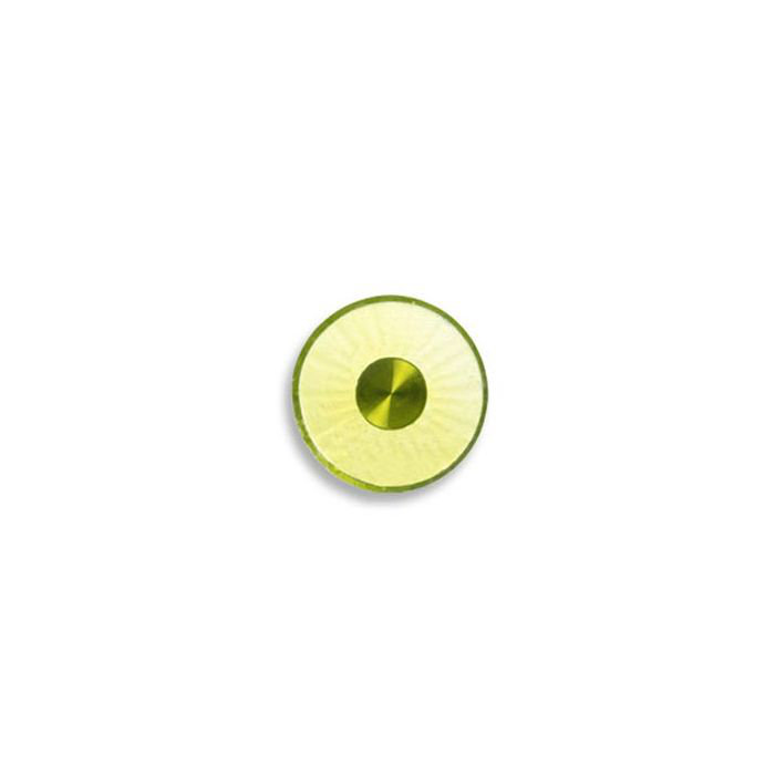 Oversized Zen 2" Diameter Round Knob, Yellow