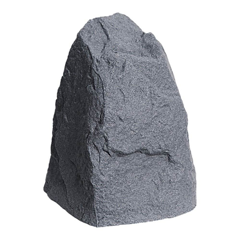 Plastic Abstract Garden Stone, Dark Granite