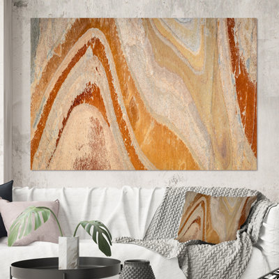 Pierre d'ardoise colorée - peinture sur toile