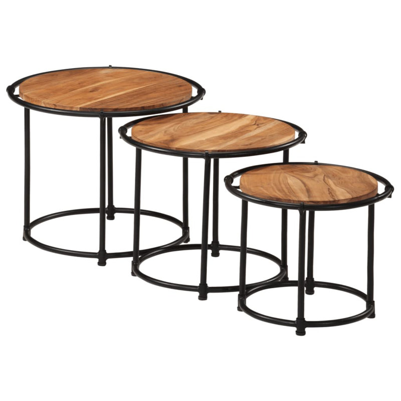 17-3 Coffee Table, Solid acacia wood