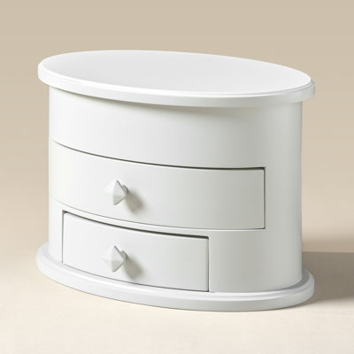 Manufactured Wood Jewellery Box + Drawers Mirror