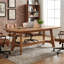 Rectangular Solid Wood Conference Table For 4-6, 62.99" W × 31.49" D × 29.52" H