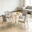 Table de salle à manger multi-fonctions extensible, table ronde convertible à abattants, table basse transformable, petite table de bar (seulement 1 table)