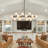 16-Light Mid Century Modern Chandelier: 40" Black Linear Sputnik Chandeliers - Milk White Glass Globe Dining Room Light Fixture - Long Modern Pendant Chandelier for Living Room Kitchen Island Table