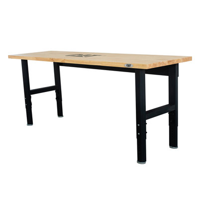 72'' W Wood Top Height-Adjustable Workbench