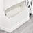 HOMCOM 38" 3-In-1 Entryway Hall Tree With Storage Bench, Coat Rack With Four Hooks And Shoe Storage, White-997746292