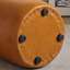 30cm Small Round Faux Leather Upholstered Ottoman-832455368
