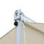 120'' W x 120'' D Polyester Cover Retractable Patio Awning