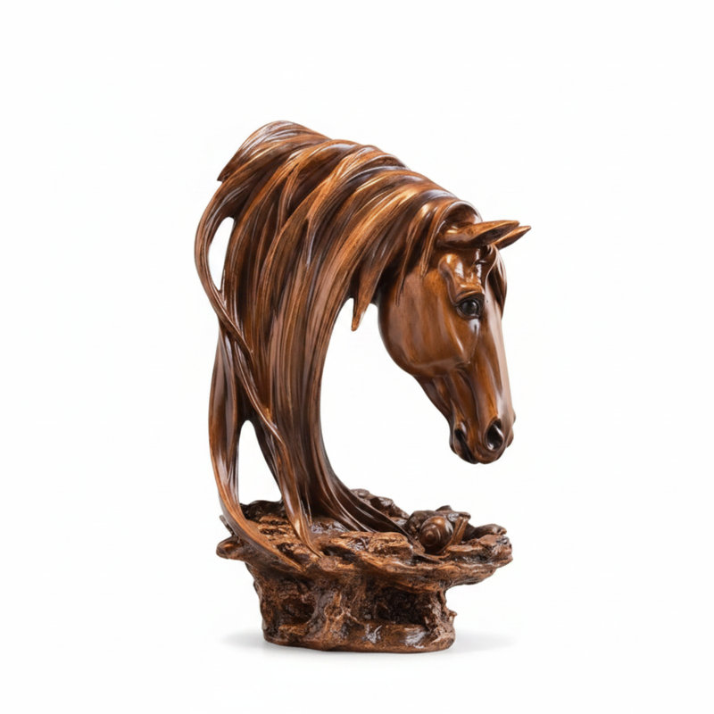 Decor Handmade Animals Figurines & Sculptures, Brown