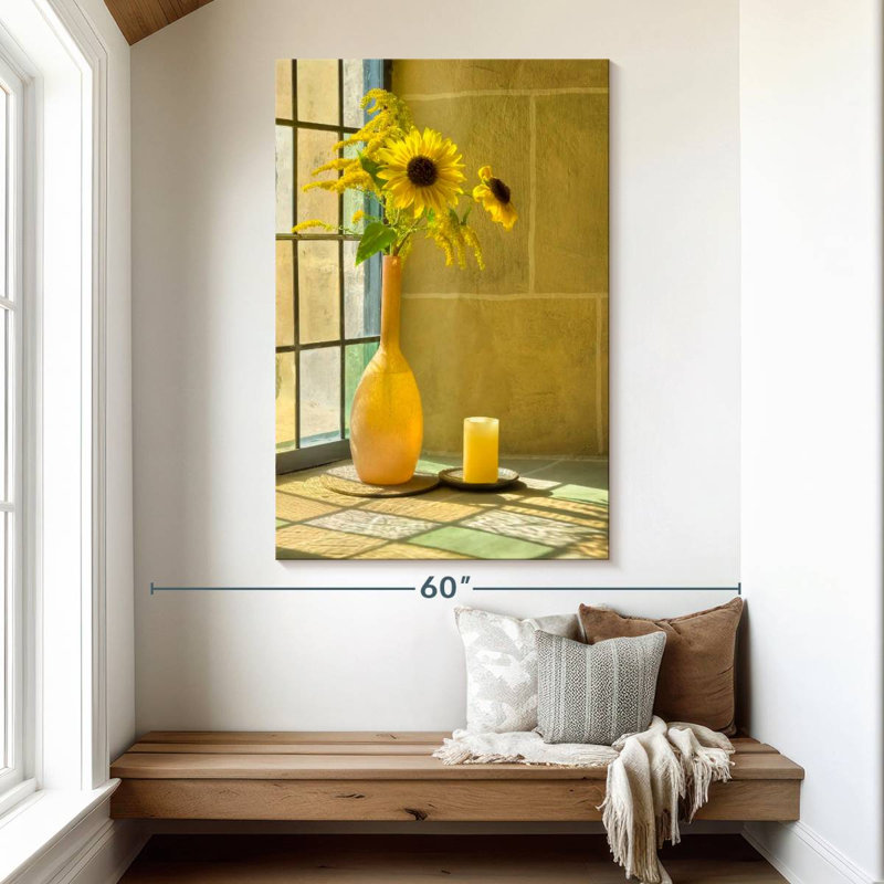 Harnek Sunflower Window, 51" H x 34" W