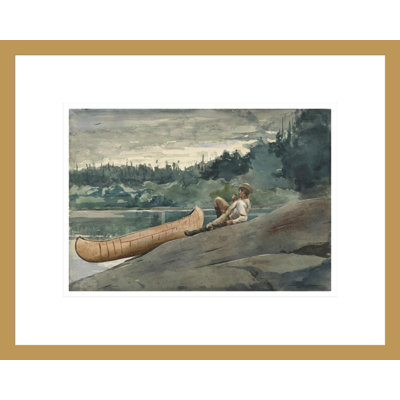 «The Guide» par Winslow Homer - Impression sur toile