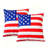 Outdoor Cushions Set of 2, 17.7"W×17.7"D Thick 6.7" Patio Chair Cushions with American Flag Print, Replacement Outdoor Seat Cushions for Patio Furniture, Chaise Lounge, Bench & Outdoor Sofa-105495287-105495290