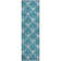Premium Machine Washable Prisco Teal Rug