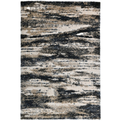 Harcourt Modern Abstract Shag Area Rug