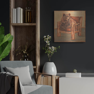Art luxueux en métal «Lodge Friends 2» par Ethan Harper «Lodge Friends 2» par Ethan Harper