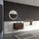 Wall-Mounted Single Bathroom Vanity with Quartz Top with Overflow