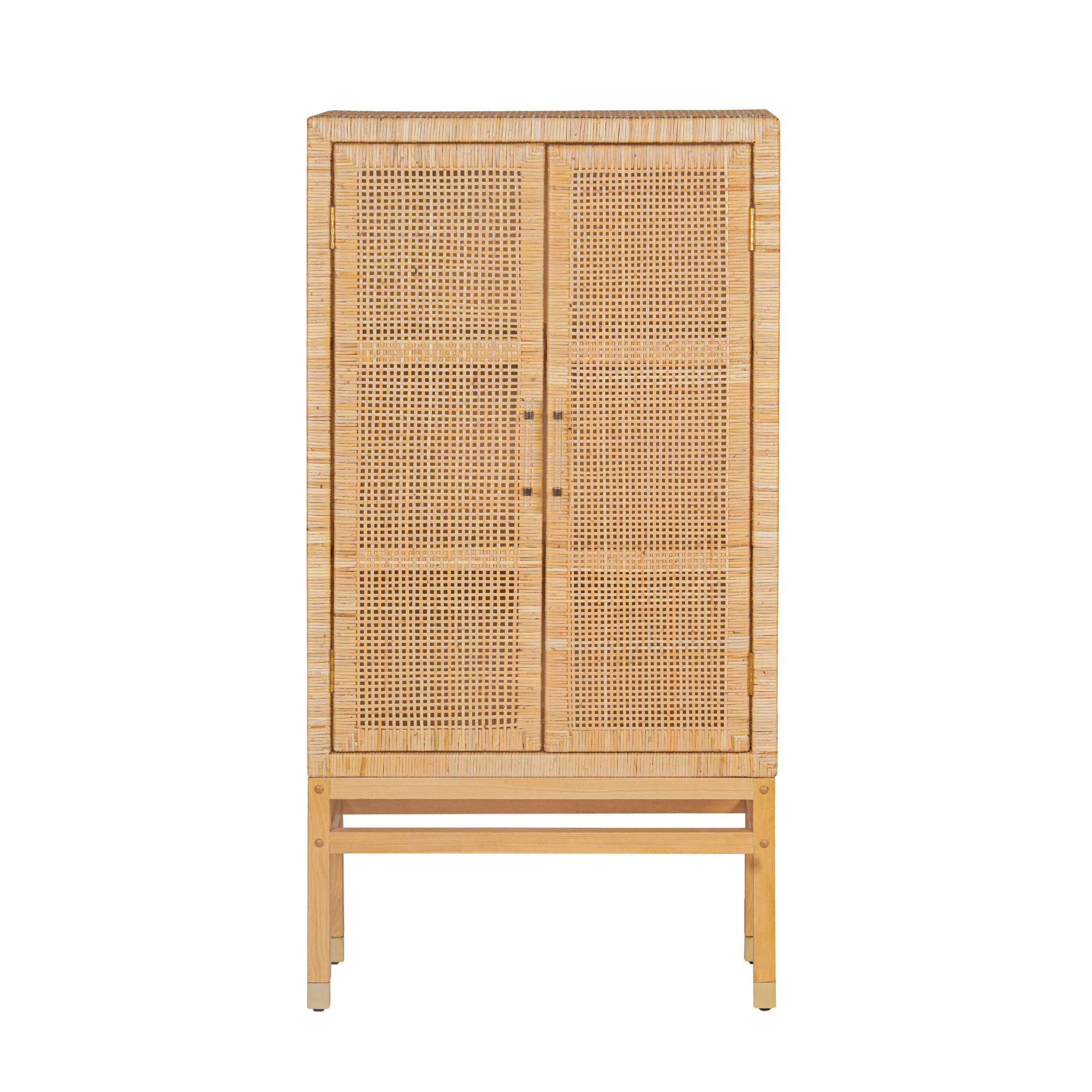  2 - Door Accent Cabinet, Natural