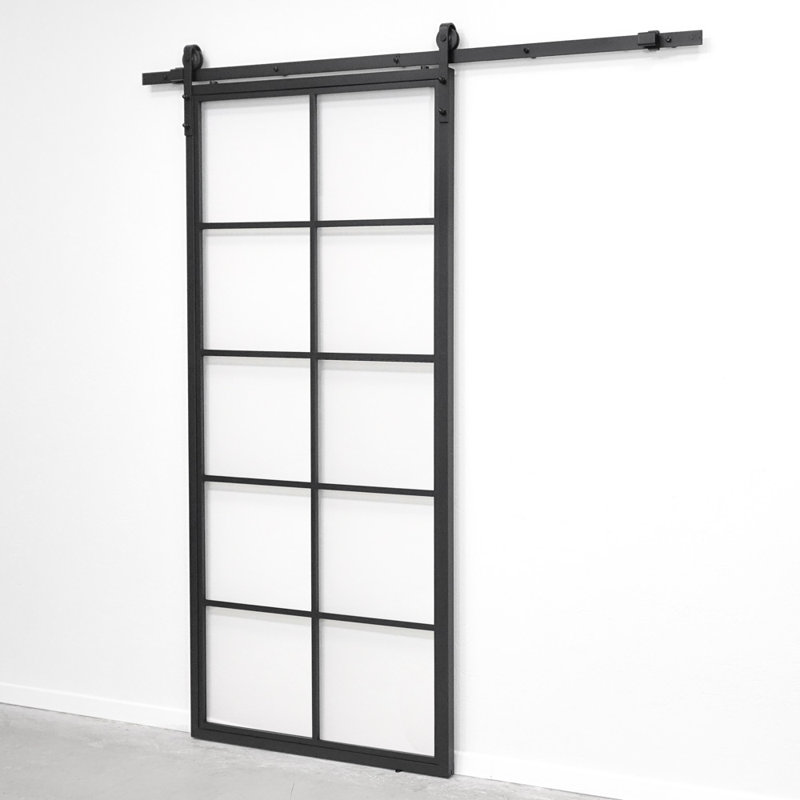 Kenn Tivoli Metal Sliding Door, 210cm H x 90cm W x 3cm D