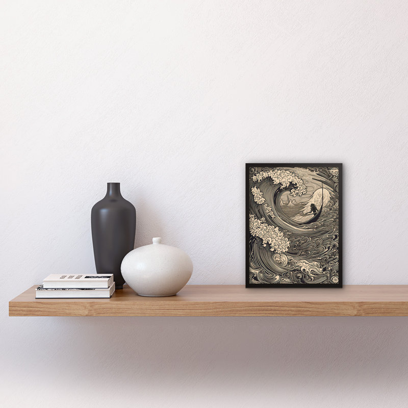 Aafko Jonah And The Storm At Sea Modern - Single Picture Frame Print