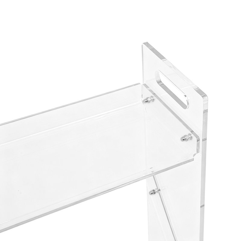 3-Tier Acrylic Shoe Rack Storage Organizer, Clear