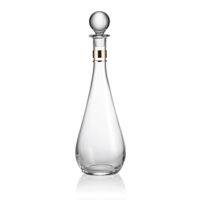 Elegance Decanter Tall Platinum Band 38 fl oz
