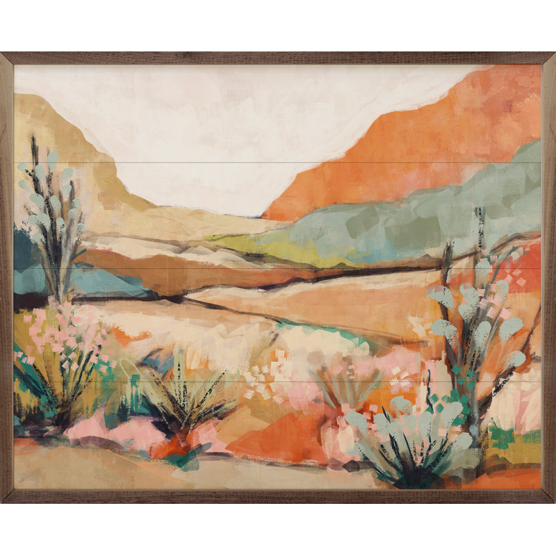 «Utah Basin 1 By Nina Blue» sur bois, H 32 po x l 40 po