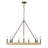 Zeno 9-Light Dimmable Steel Round Chandelier