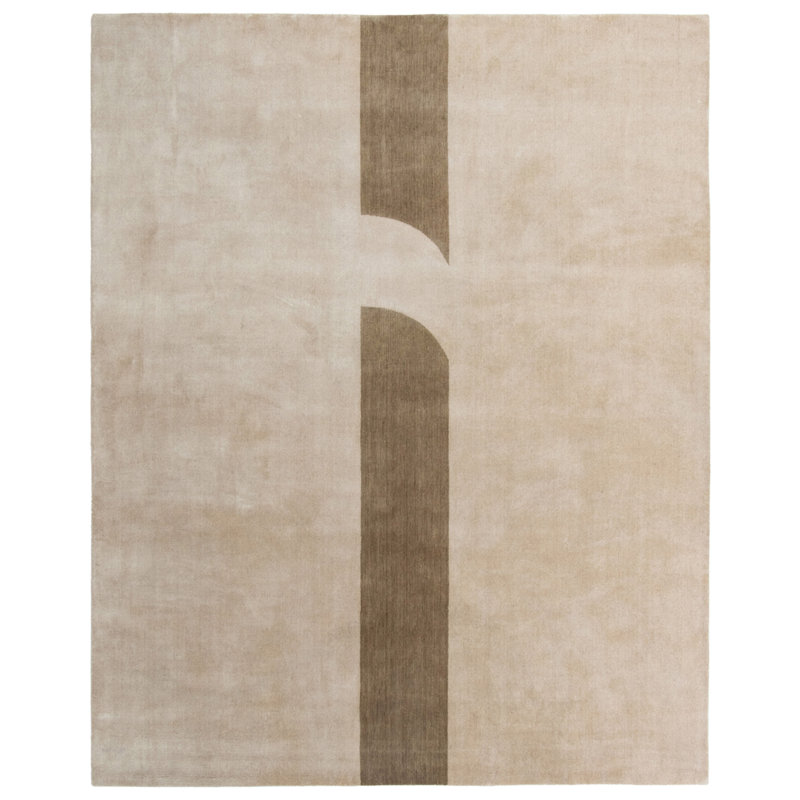 Bhati Hand-loomed Wool Rug, Rectangle 8' x 10'
