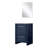 Lafarre 24'' Single Bathroom Vanity with Marble Top with Mirror-97832499-113058166