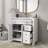 Bathroom Vanity With Sink, Freestanding Bathroom Vanity With 1 Flip-Top Drawer And 2 Storage Drawers-177154171
