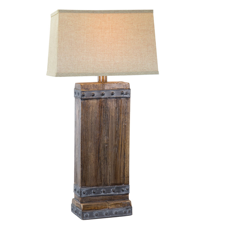 Lampe de table standard 30,5 po Rita, Noyers