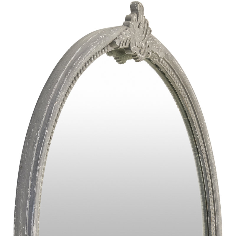 Miroir décoratif Giustina, Gris