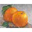Napperon en polyester tressé deux oranges | Décoration hyperréaliste