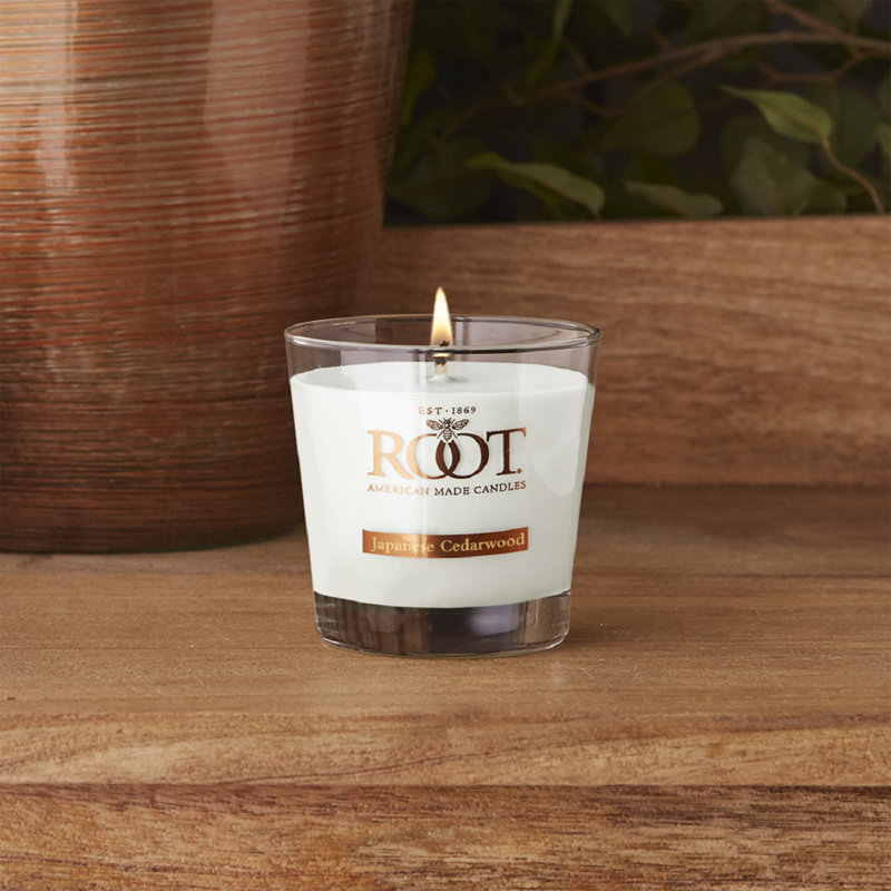 Root Candles Japanese Cedarwood Scented Jar Candle, Jar 6.3 oz.