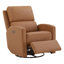 Fauteuil inclinable électrique berçant moderne en cuir pivotant avec port USB