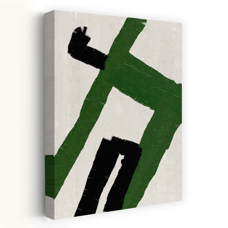 Reproduction d'art contemporain abstrait "Bold Strokes Dance", 36" H x 24" W