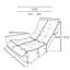 Canapé simple inclinable Fauteuil japonais Fauteuil inclinable Tatami
