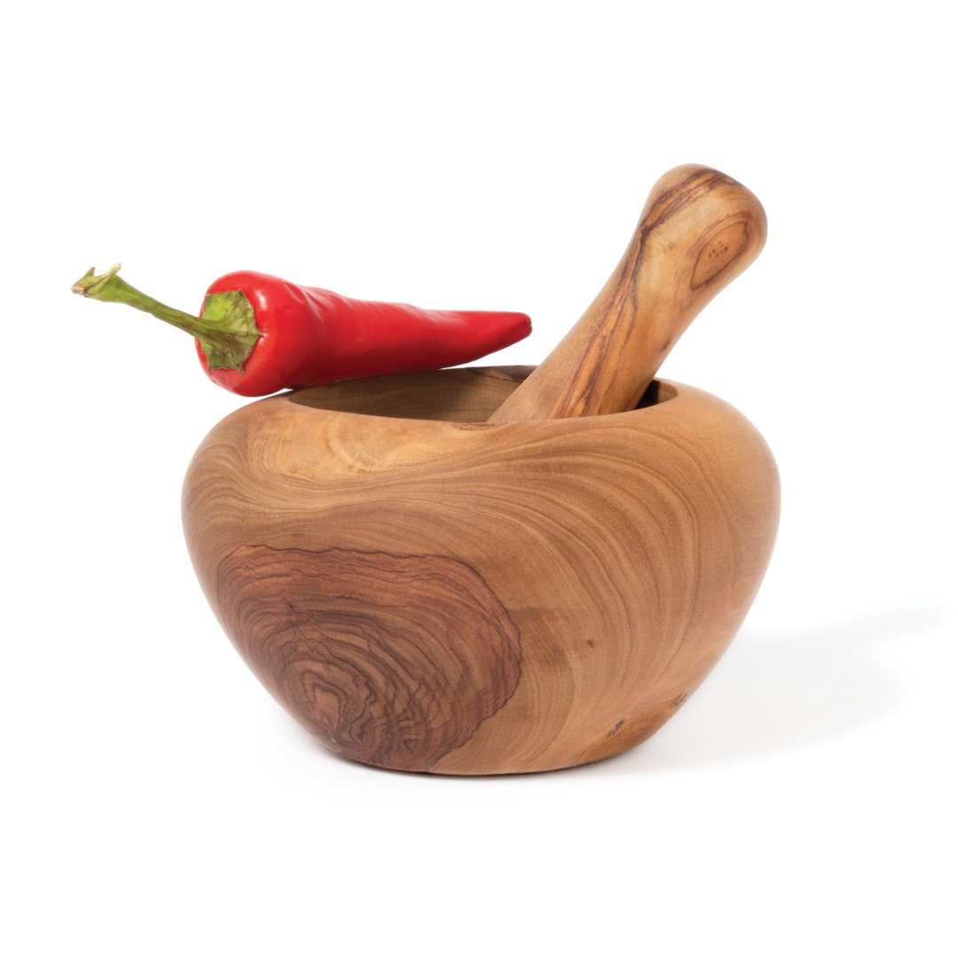 Wood Mortar And Pestle Set Lipper International