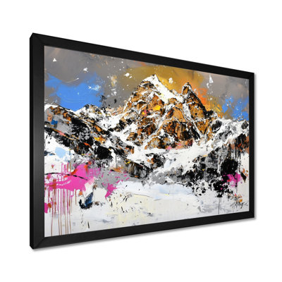 Whispering Vista Of Alaska Mountain II - Alaska Canvas Print