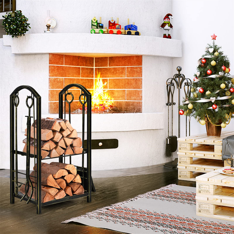 Alevtina 10cm W Metal Log Rack
