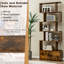 Elodia 183cm H x 70cm W Geometric Bookcase-260193313