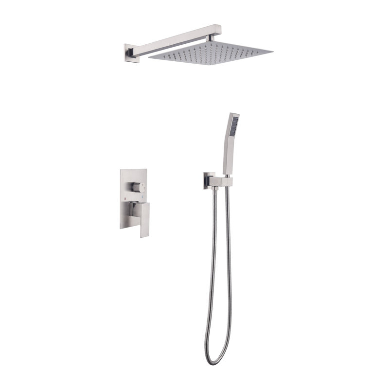 All-In-One Kit with Rough in-Valve, Brushed Nickel
