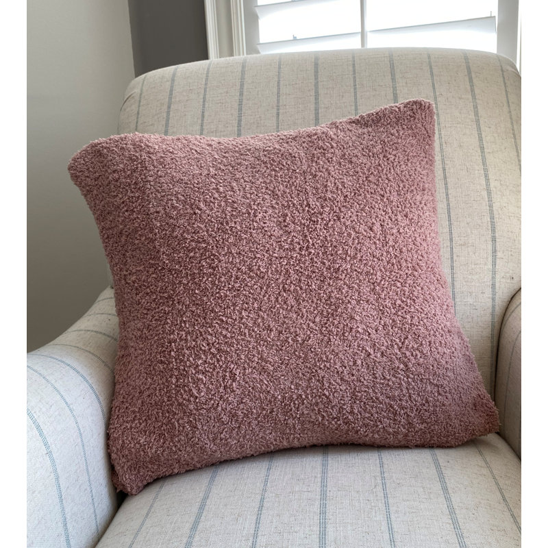 Housse de coussin carré, Rose