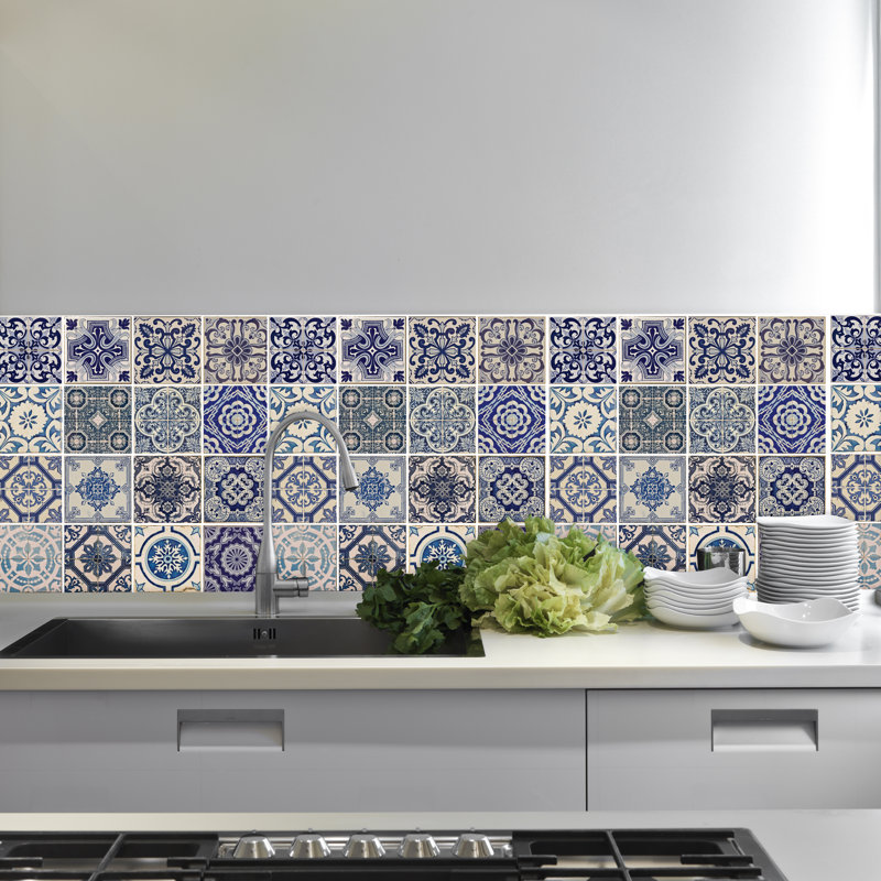 Adhésif décoratif carreaux espagnol