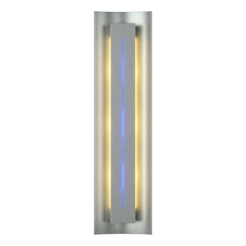 Gallery Dimmable 8 Lbs Flush Mount Scone, Vintage Platinum, Blue